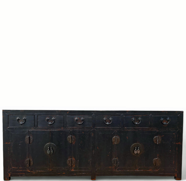 Late 18th Century Antique Buffet Sideboard with 6 drawers