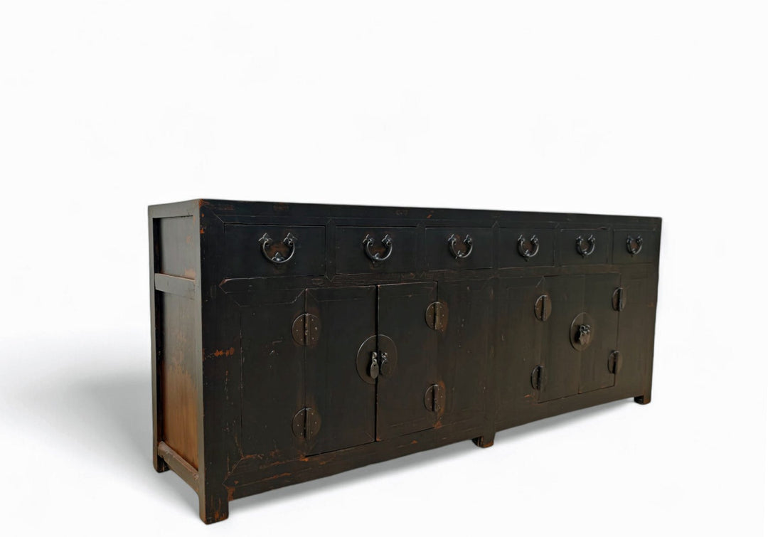 Late 18th Century Antique Buffet Sideboard with 6 drawers