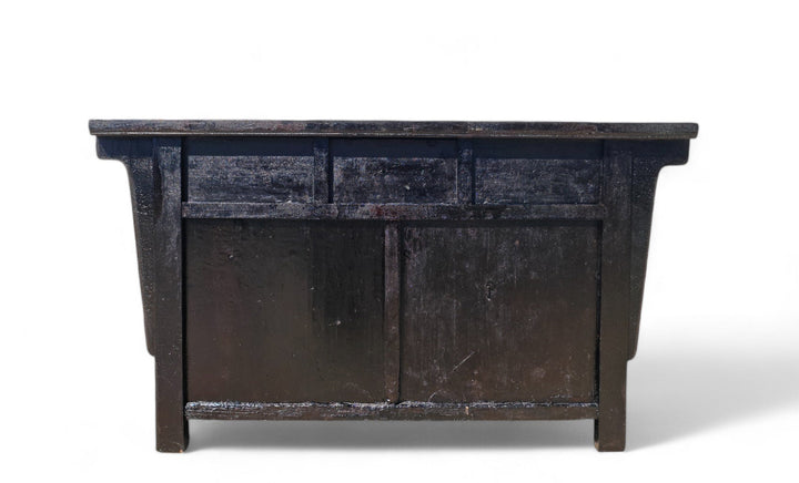 Late 18th Century Antique Red Asian Sideboard
