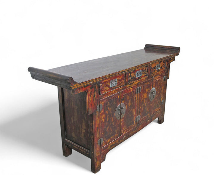 Rustic Vintage Farmer's Altar Sideboard