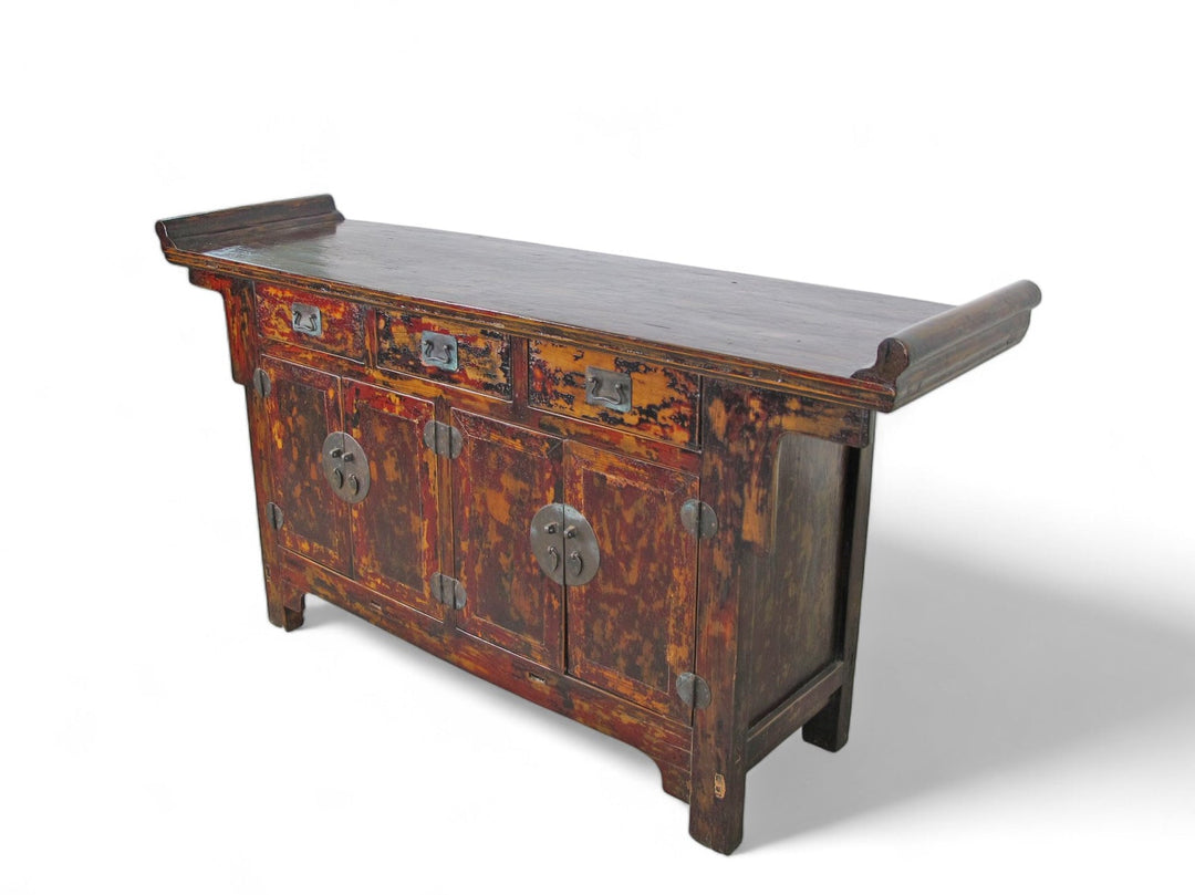 Rustic Vintage Farmer's Altar Sideboard