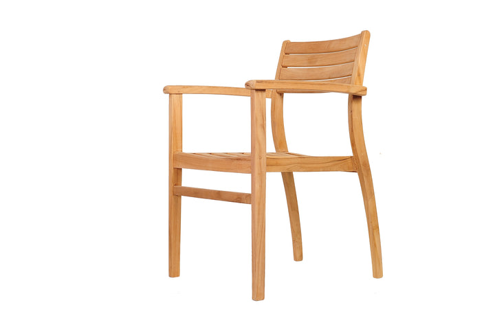 Intan Teak Side Table &amp; 2 Ninia Chairs