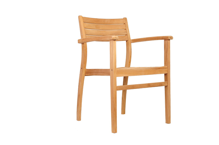 Intan Teak Side Table &amp; 2 Ninia Chairs