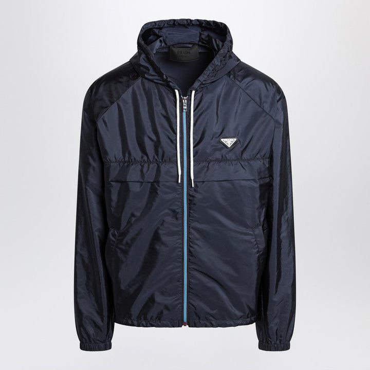 Prada Light Blue Re-Nylon Jacket Men