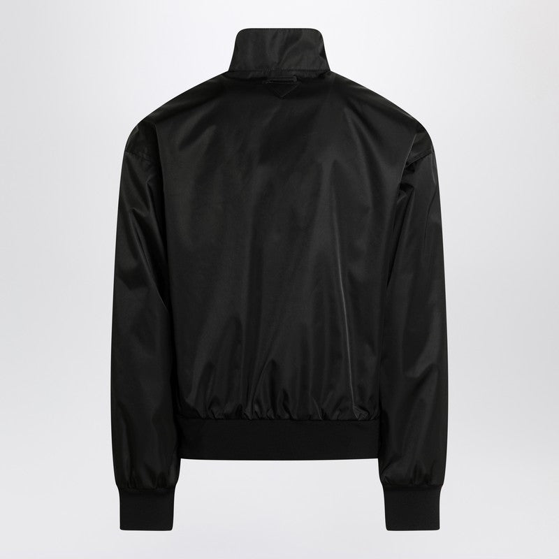 Prada Black Jacket In Re-Nylon Men