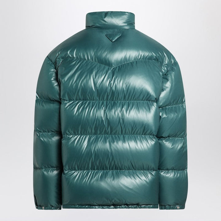 Prada Teal Jacket In Re-Nylon Men