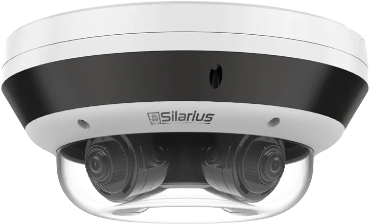 Silarius Pro Series SIL-MSD16MP288 16MP Outdoor Multisensor Network Dome Camera with Four 2.8-8mm Lenses &amp; Night Vision (NDAA Compliant)