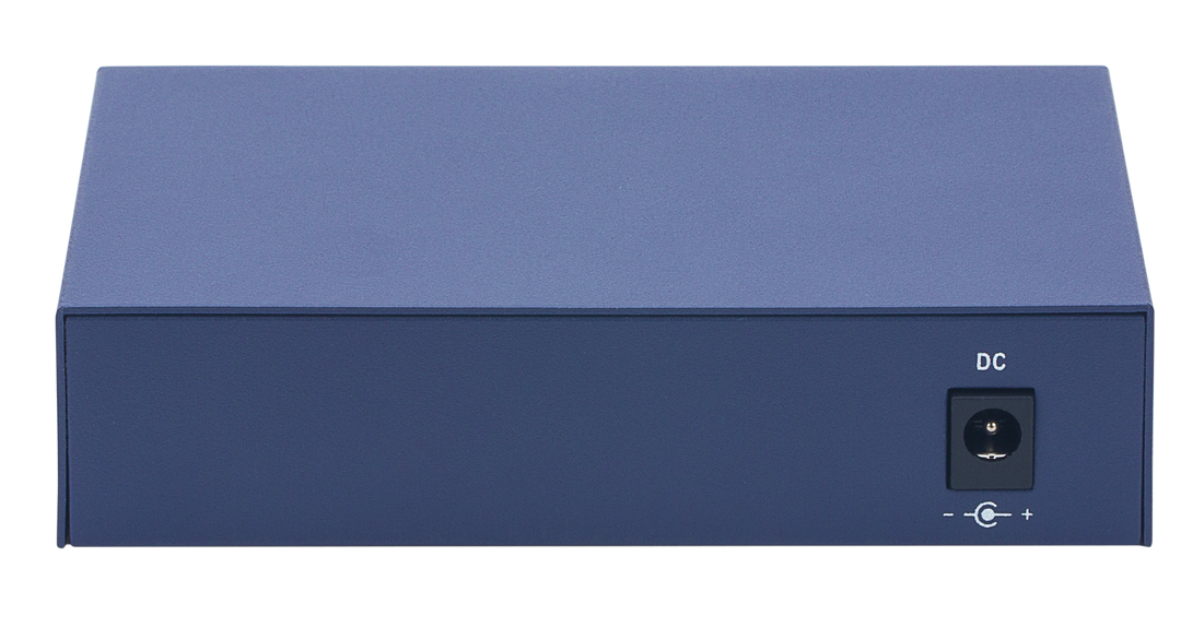 Silarius SIL-SWPP4P65 PoE Powered 5-Port Gigabit Switch with PoE Passthrough, 65W Power Budget for Powering up to 4 PoE Network Devices via Cat5e/Cat6 RJ45 Network Cables - 30W per output port