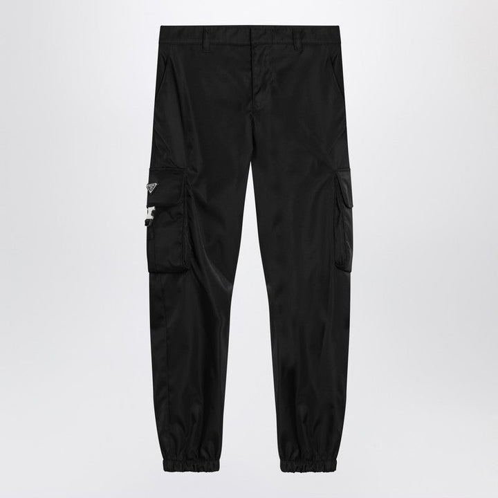 Prada Black Re-Nylon Trousers Men