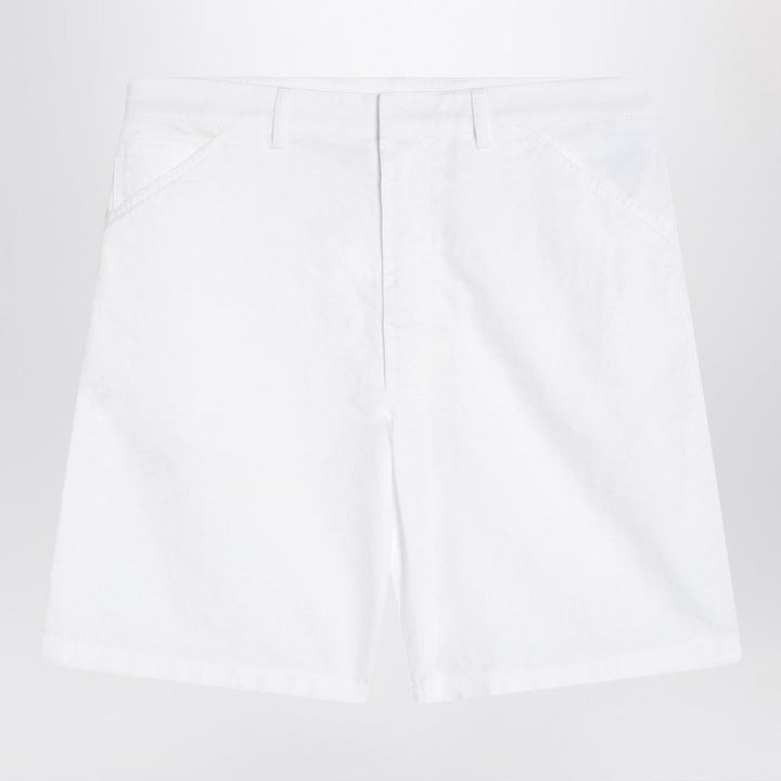 Prada Short White In Cotton Men