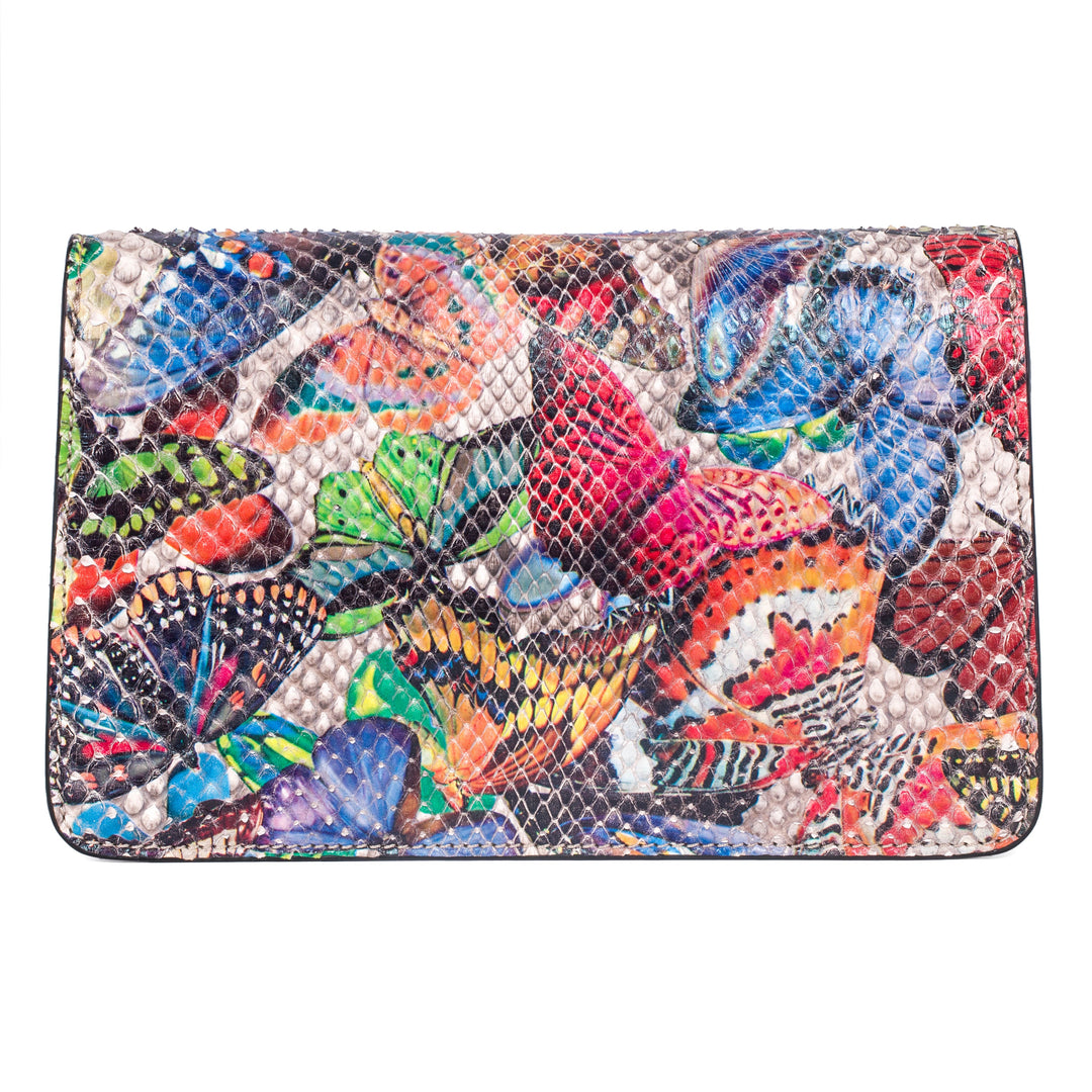 Butterfly Clutch  With Custom Swarovski Stone
