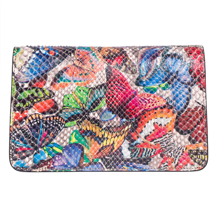 Butterfly Clutch  With Custom Swarovski Stone