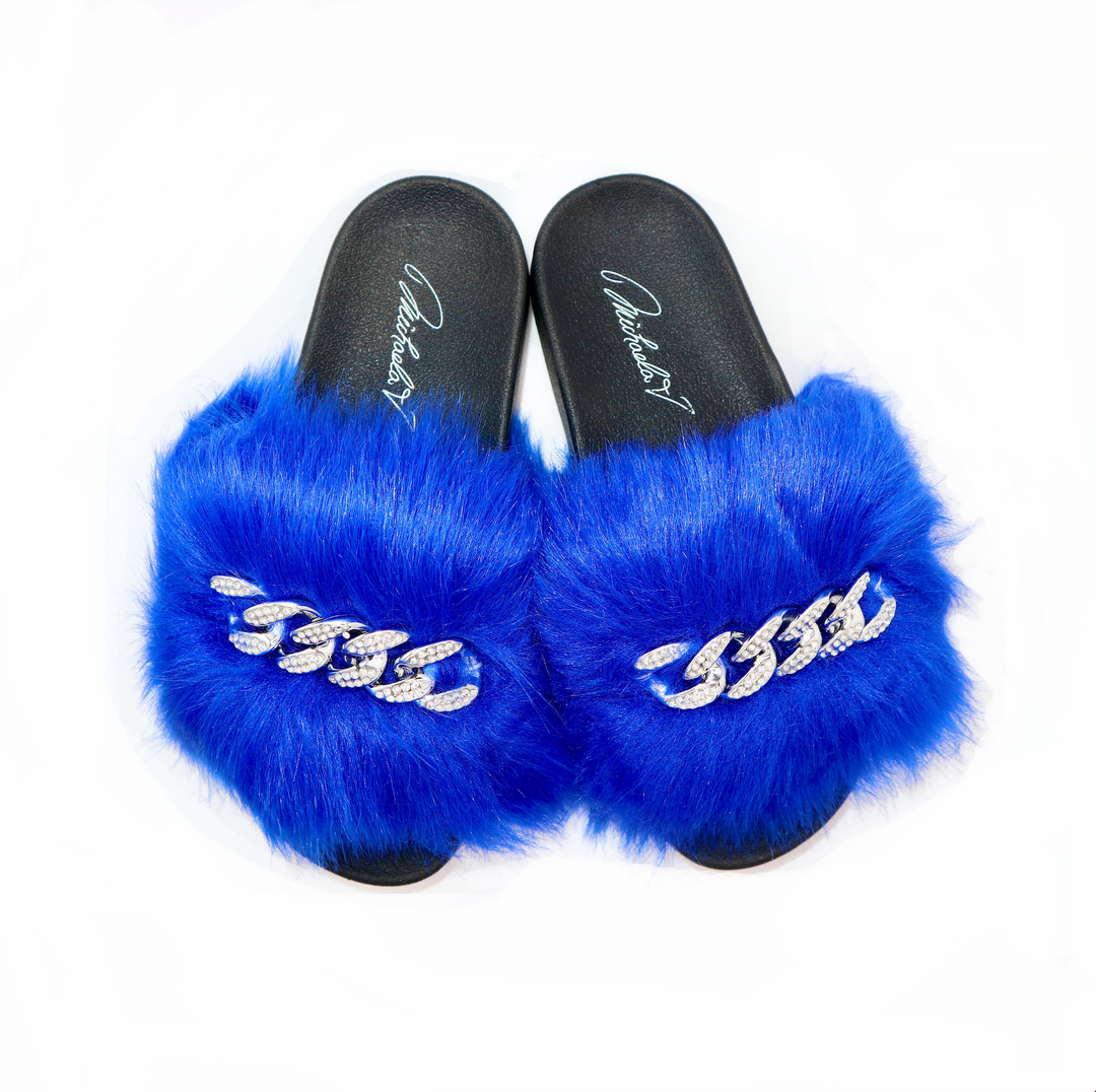 Michaela V Pupa Slippers — Blue