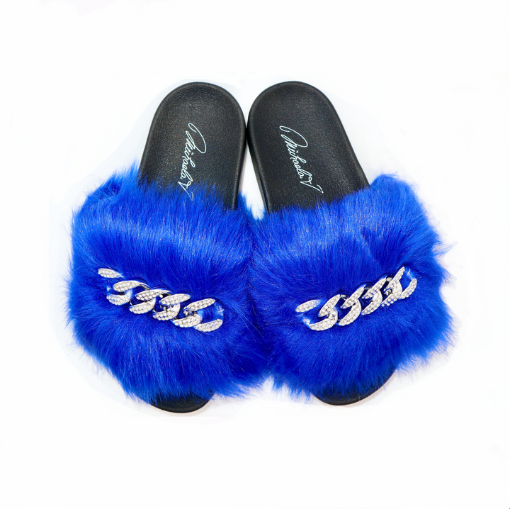 Michaela V Pupa Slippers — Blue