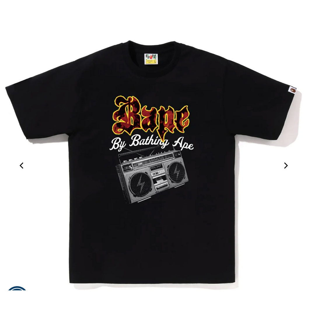 BAPE BOOMBOX TEE (Black)