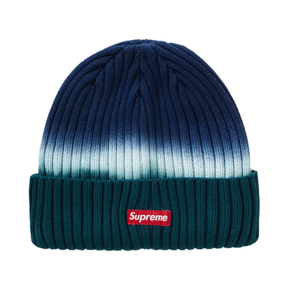 Supreme Overdyed Beanie (SS19) "Teal Tie Dye"
