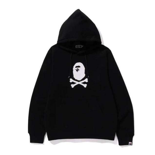 BAPE APE CROSSBONE HOODIE (BLACK)