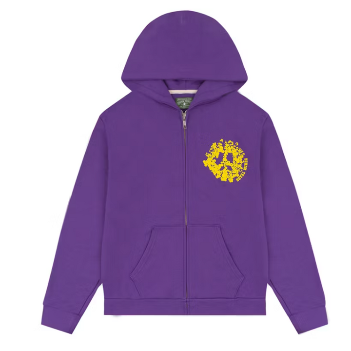 Denim Tears Denim University Zip Hoodie Purple