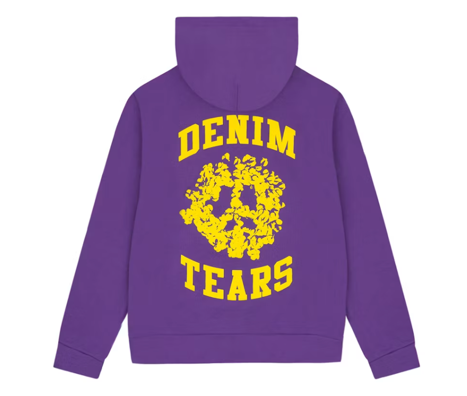 Denim Tears Denim University Zip Hoodie Purple