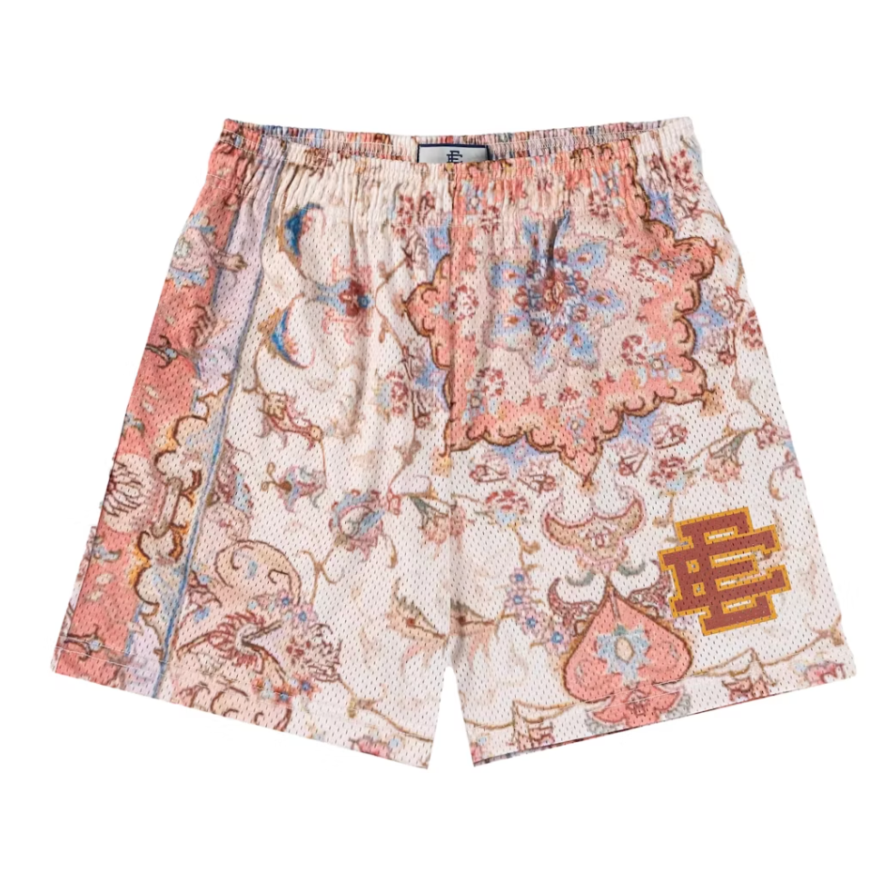 Eric Emanuel EE Basic Rug Print Short White/Pink