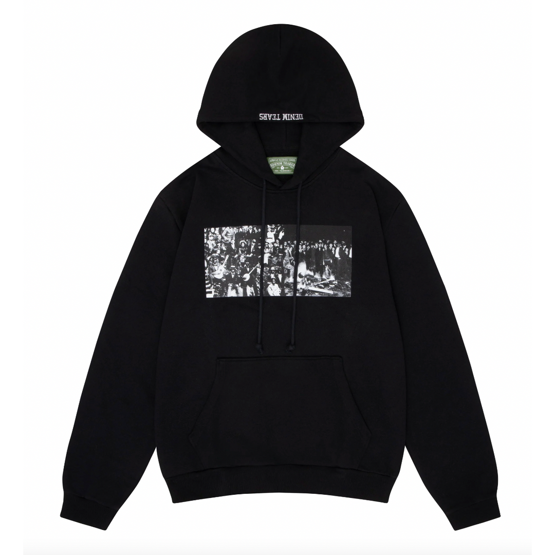 Denim Tears Black Entertainment Hoodie Black