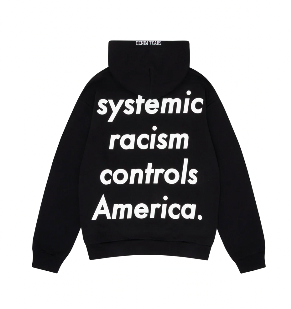 Denim Tears Black Entertainment Hoodie Black