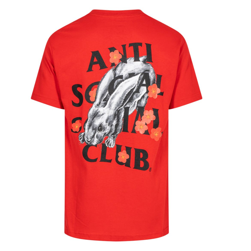 Anti Social Social Club Year Of The Rabbit 'Red' T-shirt