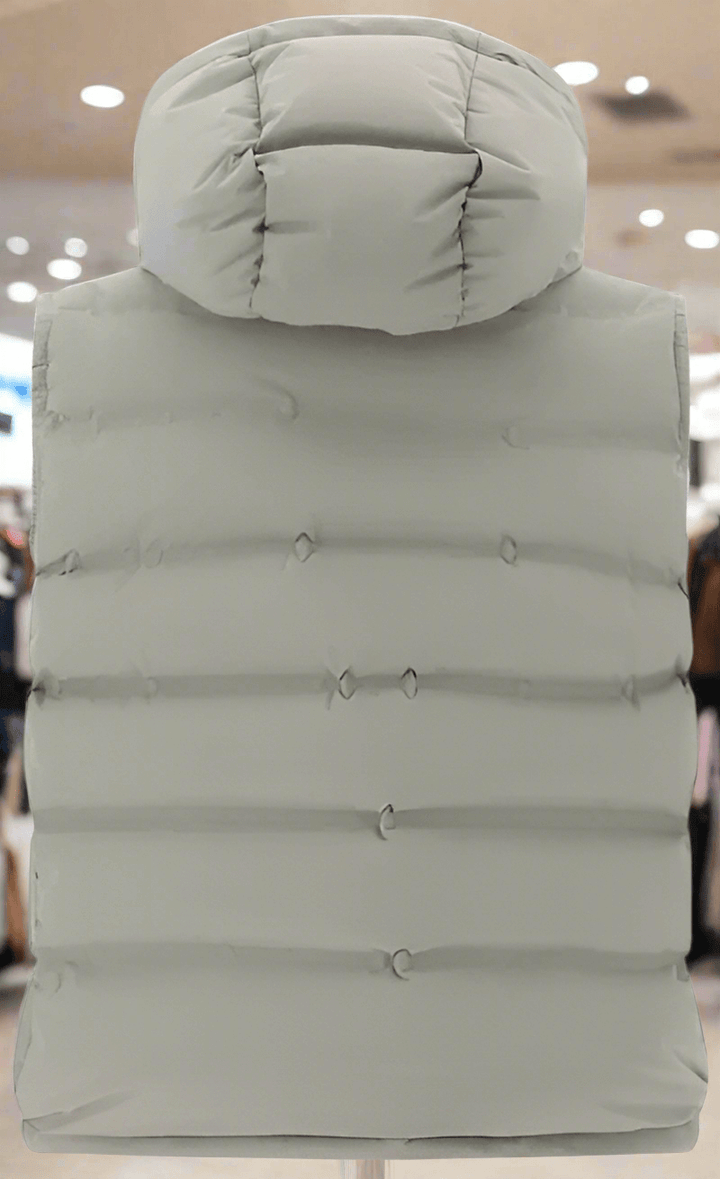 Brunello Cucinelli CHALECO DE PLUMAS gris para hombre ITALIA 