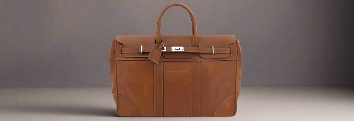 BOLSO DE VIAJE ITALIA DE PIEL MARRÓN PARA HOMBRE DE BRUNELLO CUCINELLI 