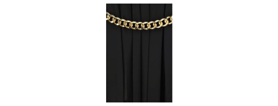 MINIFALDA BALENCIAGA NEGRA CON CADENA ITALIA 