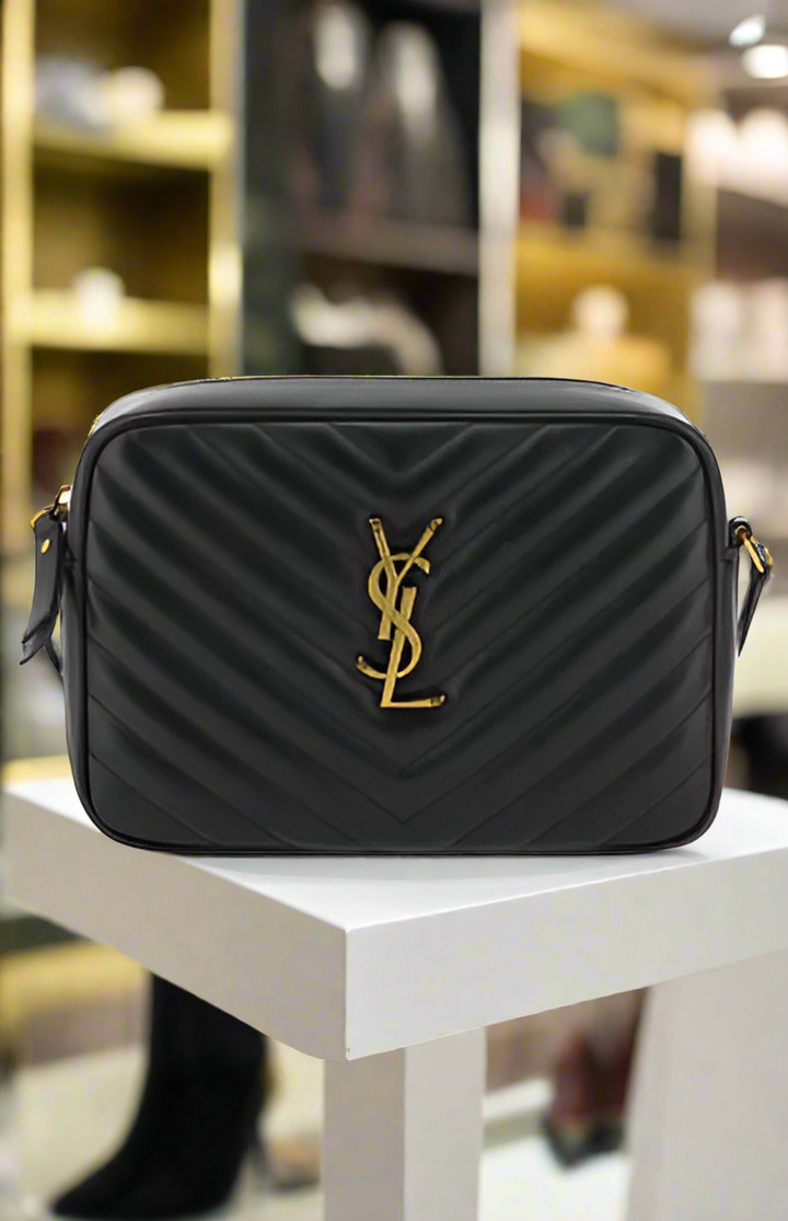 BOLSO DE HOMBRO LOULOU NEGRO DE SAINT LAURENT 