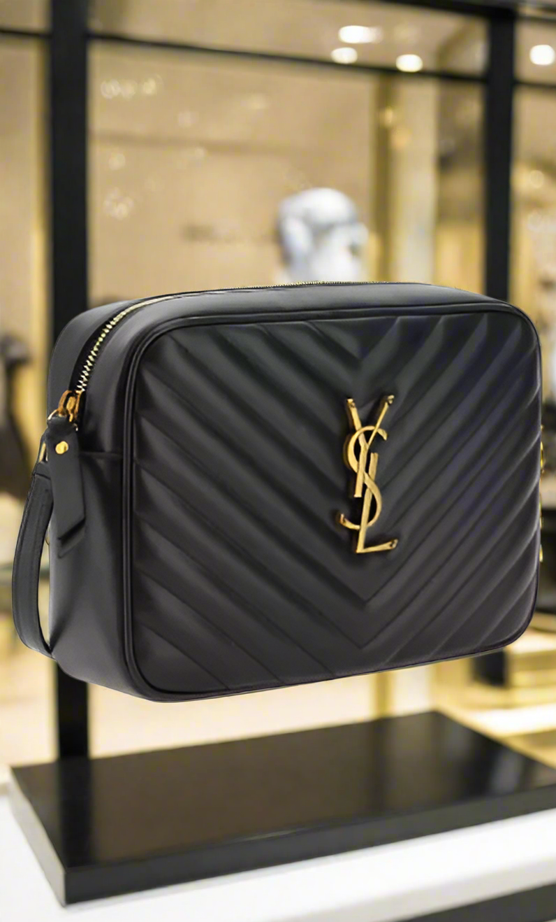 BOLSO DE HOMBRO LOULOU NEGRO DE SAINT LAURENT 