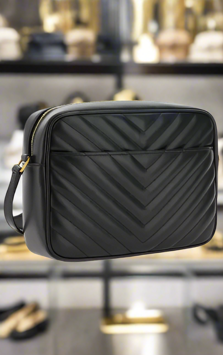 BOLSO DE HOMBRO LOULOU NEGRO DE SAINT LAURENT 