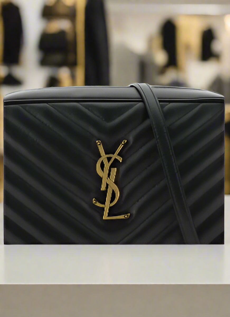 BOLSO DE HOMBRO LOULOU NEGRO DE SAINT LAURENT 