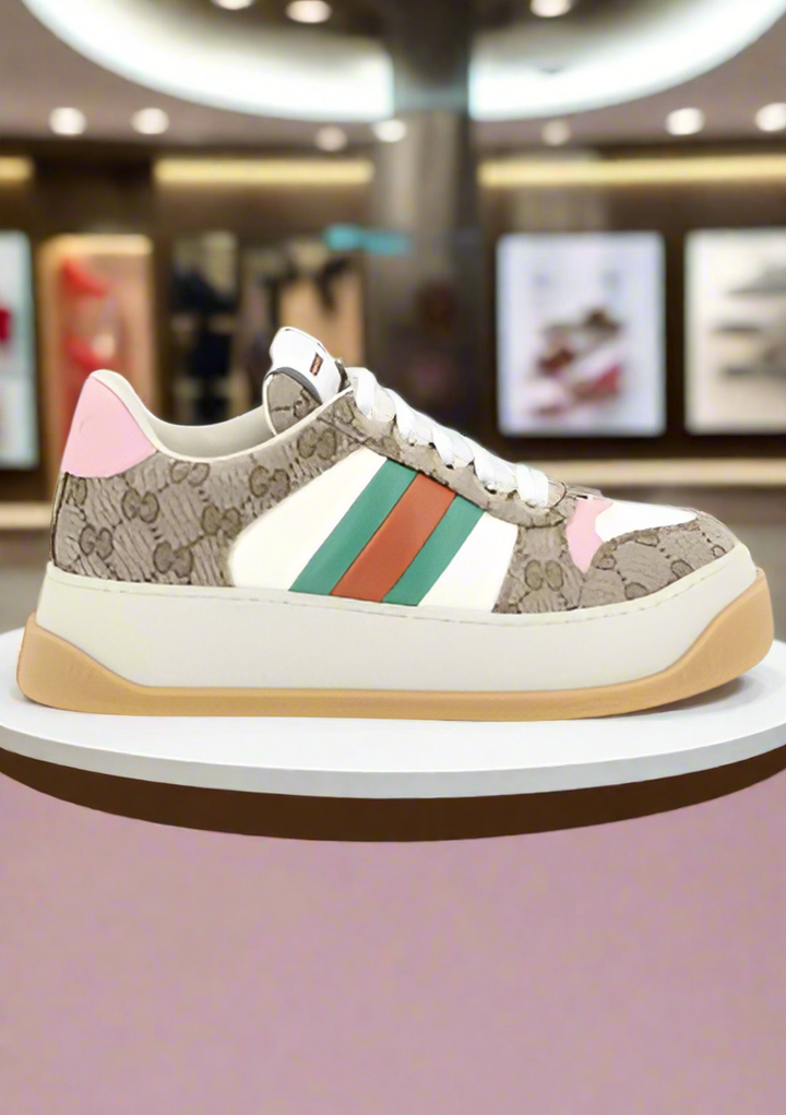 ZAPATILLAS GUCCI DE LONA GG PARA MUJER 