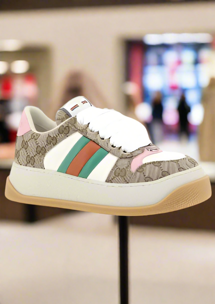 ZAPATILLAS GUCCI DE LONA GG PARA MUJER 