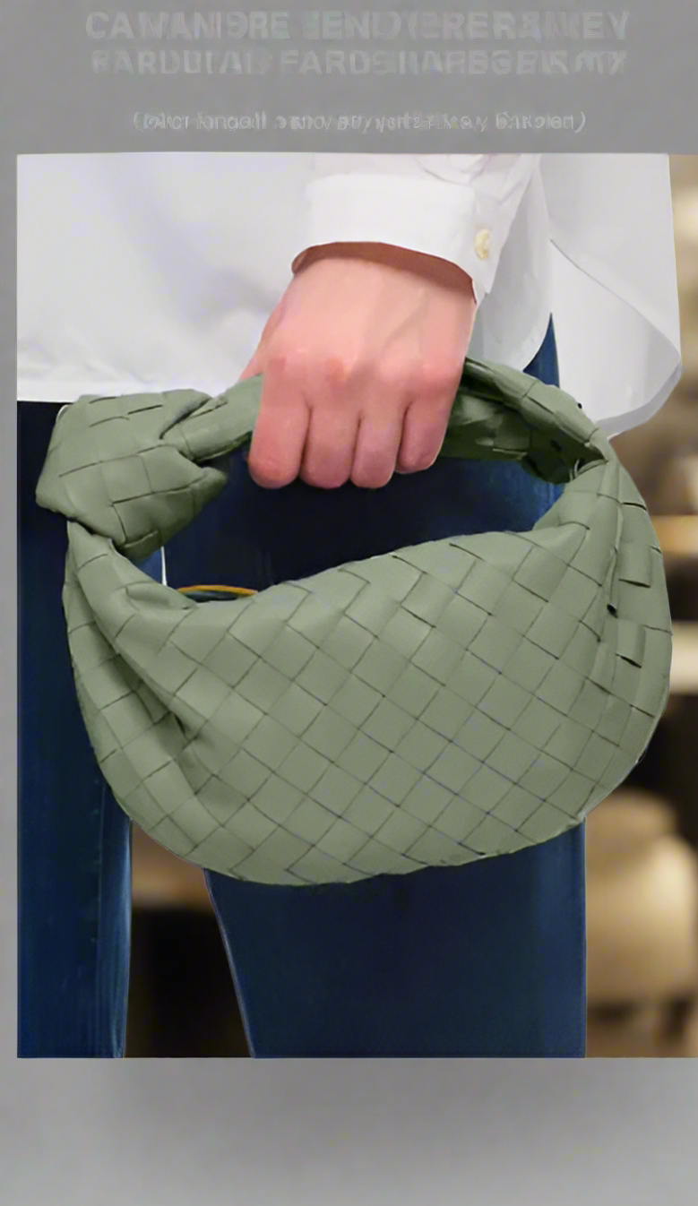 Bottega Veneta GRAY LEATHER HANDBAG