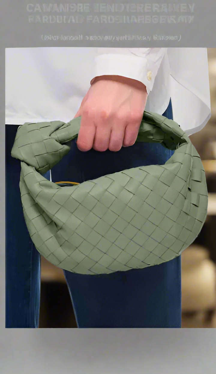 Bottega Veneta GRAY LEATHER HANDBAG