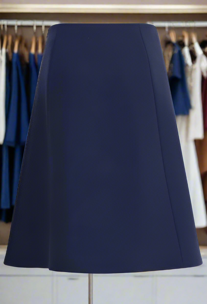 VALENTINO PAP MIDI SKIRT WITH PLEAT