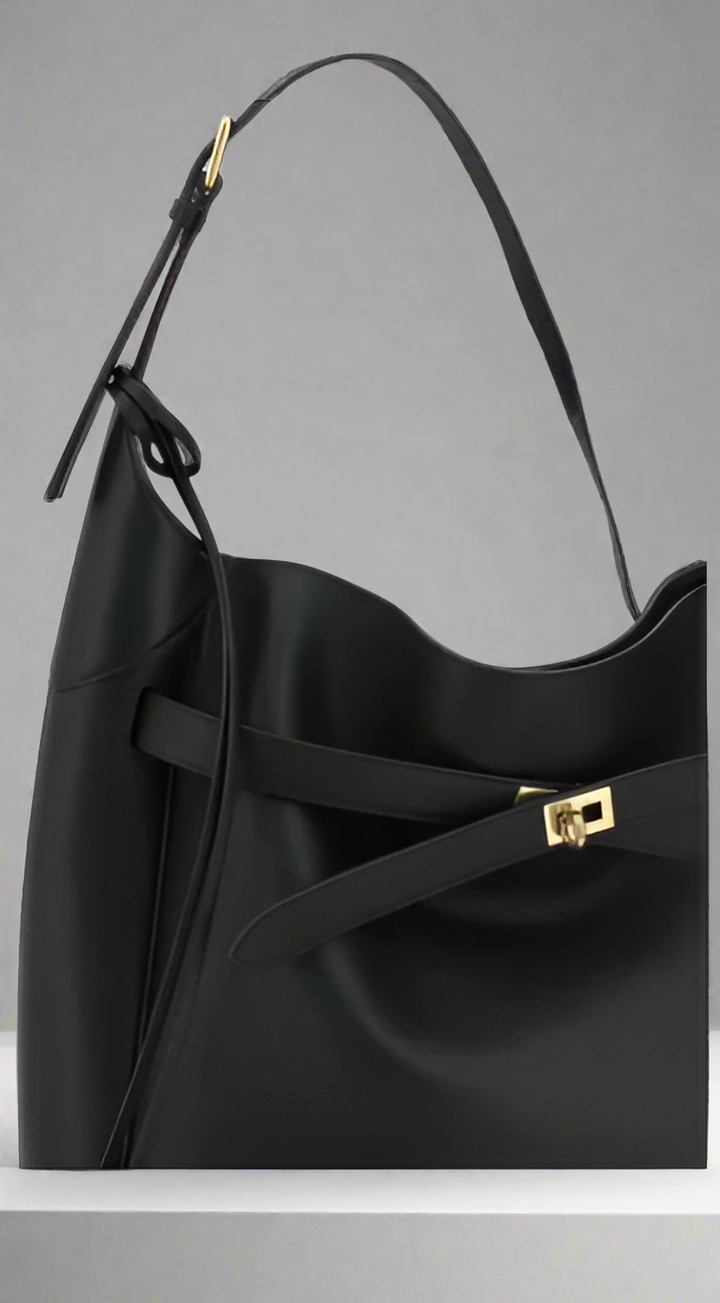 BOLSO DE HOMBRO GRANDE BALENCIAGA BEL AIR HOBO NEGRO 