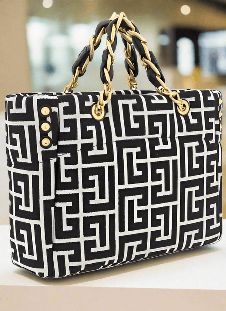 BALMAIN 1945 SOFT CABAS SHOULDER BAG