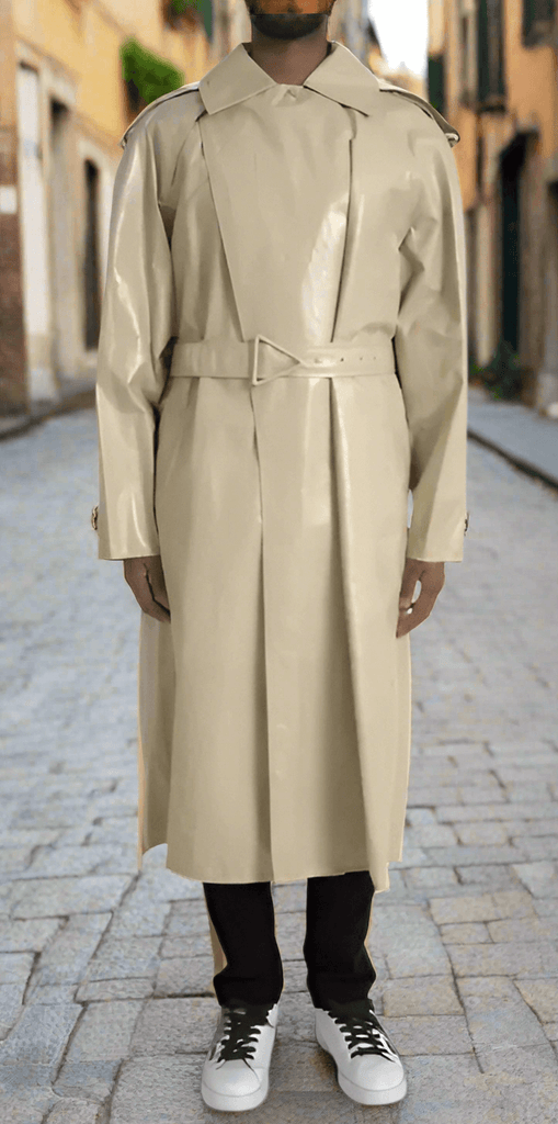 Luxury Fashion BOTTEGA VENETA MEN'S BEIGE LAMBSKIN LEATHER T