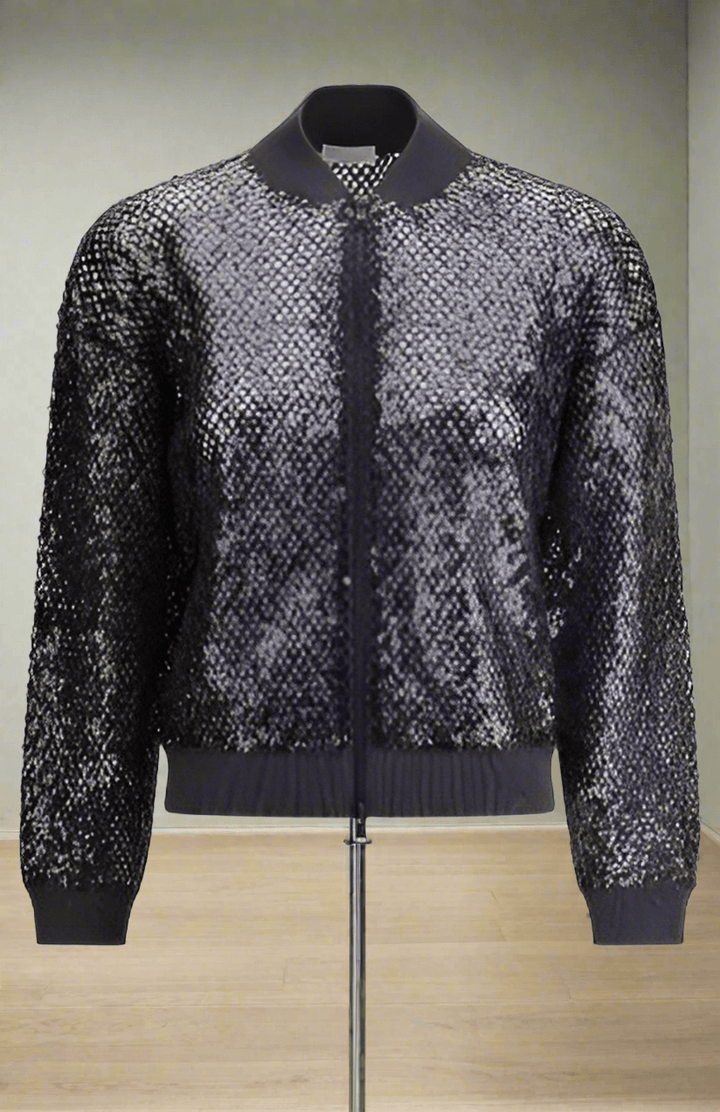 Brunello Cucinelli LACE-KNIT CARDIGAN