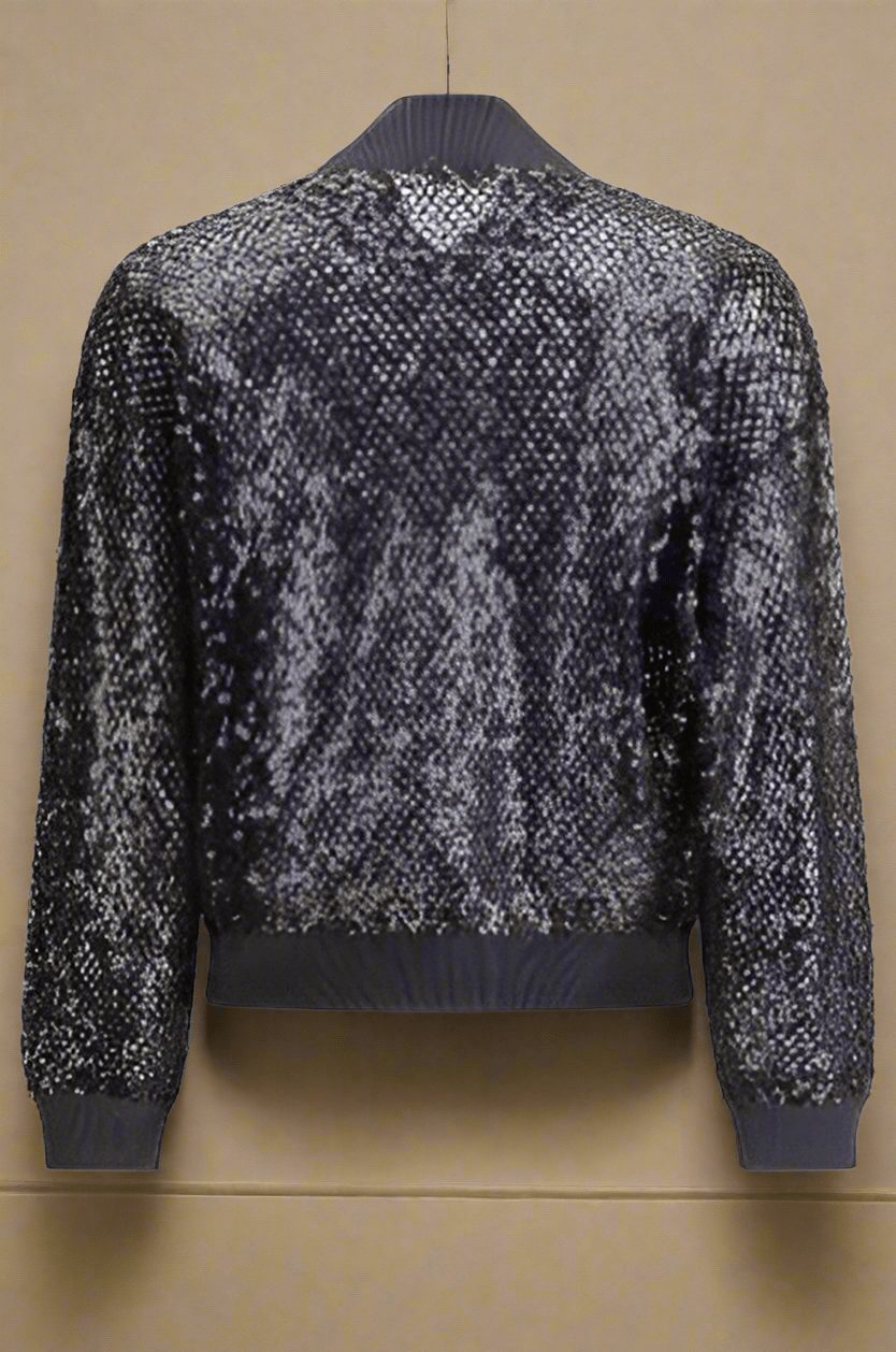 Brunello Cucinelli LACE-KNIT CARDIGAN