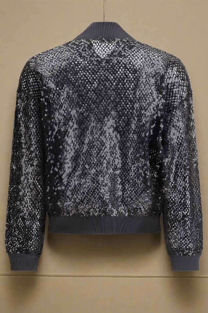 Brunello Cucinelli LACE-KNIT CARDIGAN