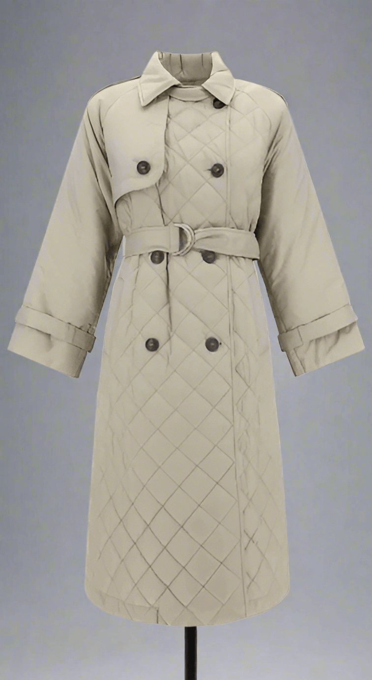 Brunello Cucinelli women's beige TRENCH JACKET