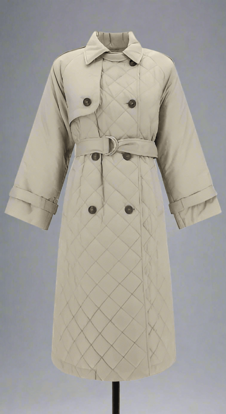 Brunello Cucinelli women's beige TRENCH JACKET