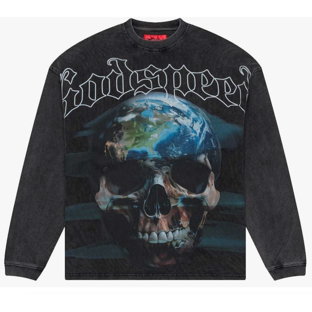 Godspeed Sklobe L/S Tee Washed Grey