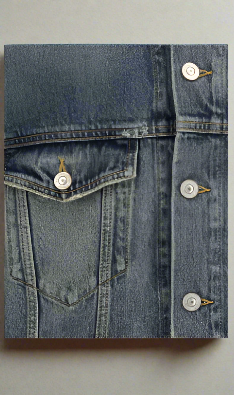 Balenciaga PANELED DESIGN DENIM JACKET