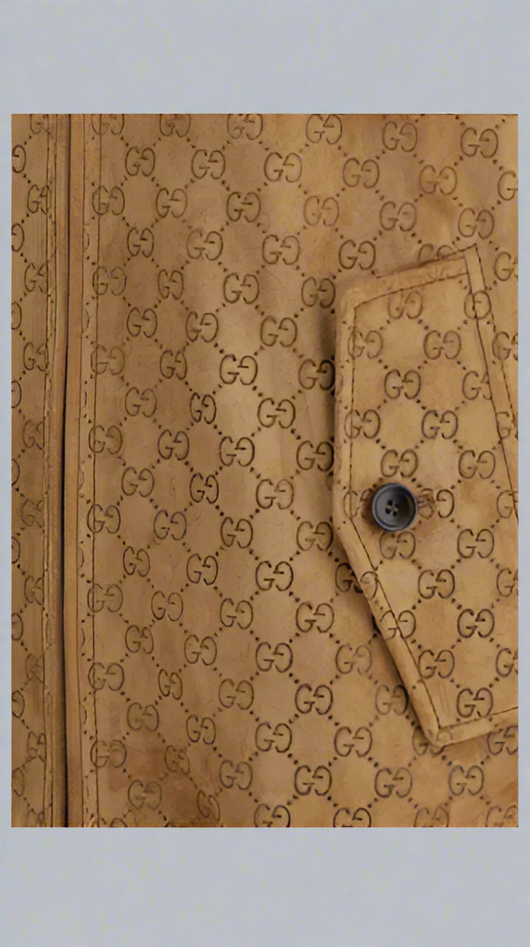 Gucci men's brown SUEDE BOMBER JACKET